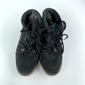 Isabel Marant Bobby Wedge Sneaker Laced Up French Size 39 US 8